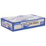 Stout® by Envision™ Total Recycled Content Plastic Trash Bags, 45 Gal, 1.5 Mil, 40" X 48", Brown-black, 100-carton freeshipping - TVN Wholesale