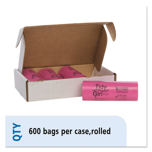 Tidy Girl™ Feminine Hygiene Sanitary Disposal Bags, 4" X 10", Natural, 600-carton freeshipping - TVN Wholesale
