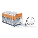 Stride Quickfit D-ring View Binder, 3 Rings, 2" Capacity, 11 X 8.5, White freeshipping - TVN Wholesale