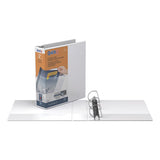 Stride Quickfit D-ring View Binder, 3 Rings, 2" Capacity, 11 X 8.5, White freeshipping - TVN Wholesale