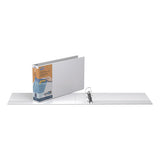 Stride Quickfit Ledger D-ring View Binder, 3 Rings, 2" Capacity, 11 X 17, White freeshipping - TVN Wholesale