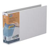 Quickfit Ledger D-ring View Binder, 3 Rings, 2