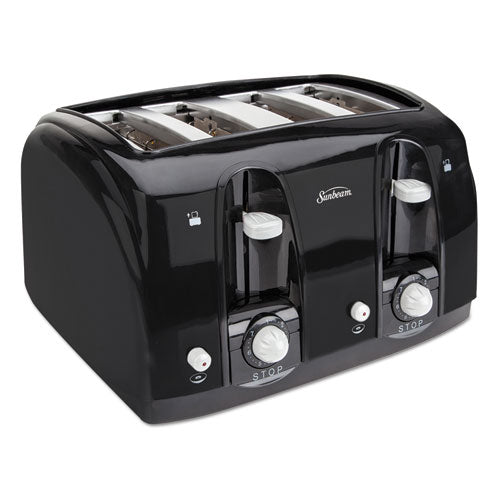 Sunbeam® Extra Wide Slot Toaster, 4-slice, 11 3-4 X 13 3-8 X 8 1-4, Black freeshipping - TVN Wholesale