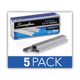 Swingline® S.f. 4 Premium Staples, 0.25" Leg, 0.5" Crown, Silver, 5,000-box, 5 Boxes-pack freeshipping - TVN Wholesale
