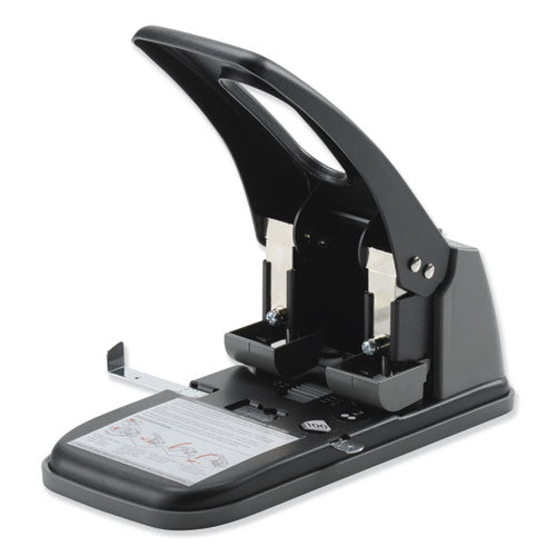Swingline® 100-sheet High Capacity Two-hole Punch, Fixed Centers, 9-32" Holes, Black-gray freeshipping - TVN Wholesale