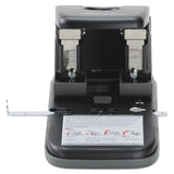 Swingline® 100-sheet High Capacity Two-hole Punch, Fixed Centers, 9-32" Holes, Black-gray freeshipping - TVN Wholesale
