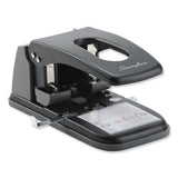 Swingline® 100-sheet High Capacity Two-hole Punch, Fixed Centers, 9-32" Holes, Black-gray freeshipping - TVN Wholesale