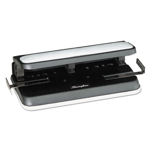 Swingline® 32-sheet Easy Touch Two- To Three-hole Punch With Cintamatic Centering, 9-32" Holes, Black-gray freeshipping - TVN Wholesale