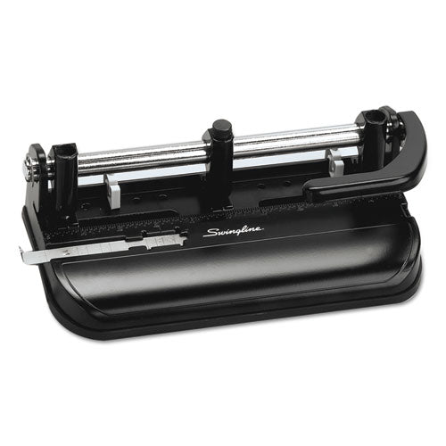 Swingline® 32-sheet Lever Handle Heavy-duty Two- To Seven-hole Punch, 9-32" Holes, Black freeshipping - TVN Wholesale