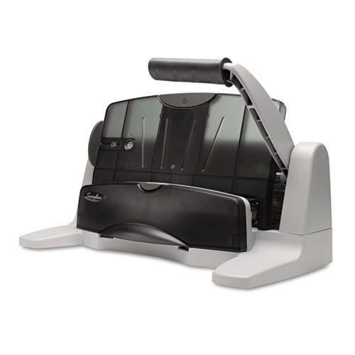 Swingline® 40-sheet Lighttouch Heavy-duty Two- To Seven-hole Punch, 9-32" Holes, Black-gray freeshipping - TVN Wholesale