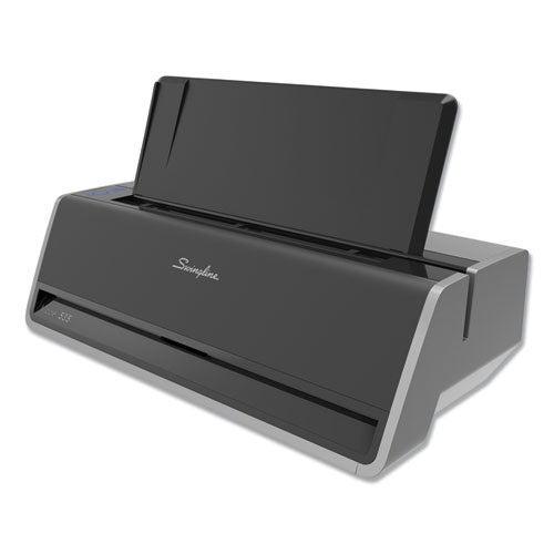 Swingline® 28-sheet Commercial Electric Three-hole Punch, 9-32" Holes, Black-silver freeshipping - TVN Wholesale