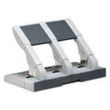 Swingline® 75-sheet Heavy-duty High-capacity Three-hole Adjustable Punch, 9-32" Holes, Putty-gray freeshipping - TVN Wholesale