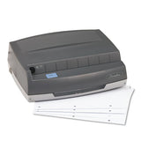 Swingline® 50-sheet 350md Electric Three-hole Punch, 9-32" Holes, Gray freeshipping - TVN Wholesale