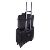 Swiss Mobility Cadence 2 Section Briefcase, Holds Laptops 15.6", 4.5" X 4.5" X 16", Charcoal freeshipping - TVN Wholesale