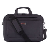 Swiss Mobility Cadence 2 Section Briefcase, Holds Laptops 15.6", 4.5" X 4.5" X 16", Charcoal freeshipping - TVN Wholesale