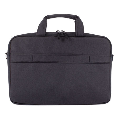 Swiss Mobility Cadence 2 Section Briefcase, Holds Laptops 15.6", 4.5" X 4.5" X 16", Charcoal freeshipping - TVN Wholesale