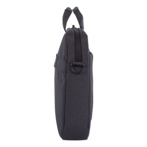Swiss Mobility Cadence Slim Briefcase, Holds Laptops 15.6", 3.5" X 3.5" X 16", Charcoal freeshipping - TVN Wholesale