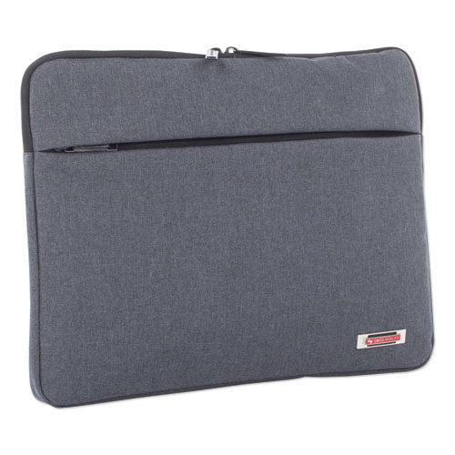 Swiss Mobility Sterling 14" Computer Sleeve, Holds Laptops 14.1", 1" X 1" X 10.5", Gray freeshipping - TVN Wholesale