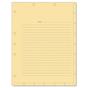 Tabbies® Medical Chart Index Divider Sheets, 11 X 8.5, Manila, 400-box freeshipping - TVN Wholesale