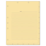 Tabbies® Medical Chart Index Divider Sheets, 11 X 8.5, White, 400-box freeshipping - TVN Wholesale