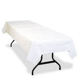 Tablemate® Table Set Poly Tissue Table Cover, 54" X 108", White, 6-pack freeshipping - TVN Wholesale