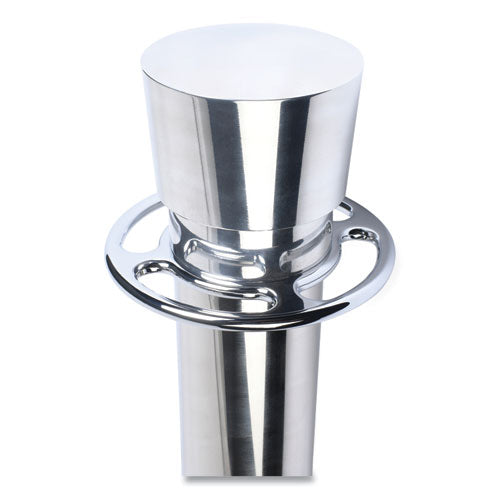 Tatco Crowd Control Posts, Chrome, 41" High, Silver, 2-box freeshipping - TVN Wholesale