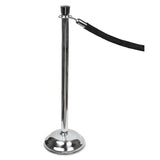 Tatco Crowd Control Posts, Chrome, 41" High, Silver, 2-box freeshipping - TVN Wholesale