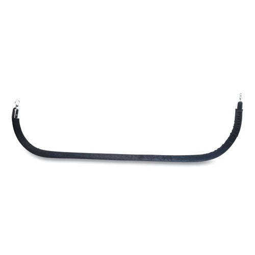 Tatco Crowd Control Rope, Velour, 6ft, Black freeshipping - TVN Wholesale