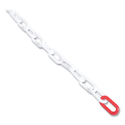 Tatco Crowd Control Stanchion Chain, Plastic, 40ft, White freeshipping - TVN Wholesale