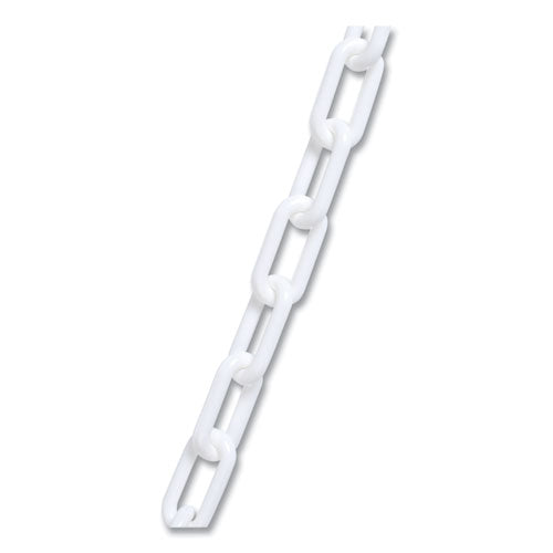 Tatco Crowd Control Stanchion Chain, Plastic, 40ft, White freeshipping - TVN Wholesale