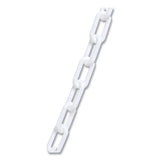 Tatco Crowd Control Stanchion Chain, Plastic, 40ft, White freeshipping - TVN Wholesale