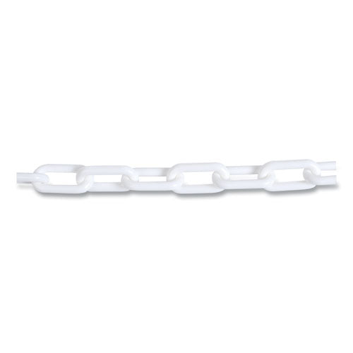 Tatco Crowd Control Stanchion Chain, Plastic, 40ft, White freeshipping - TVN Wholesale