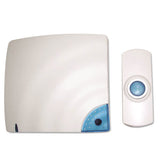 Tatco Wireless Doorbell, Battery Operated, 1.38w X 0.75d X 3.5h, Bone freeshipping - TVN Wholesale