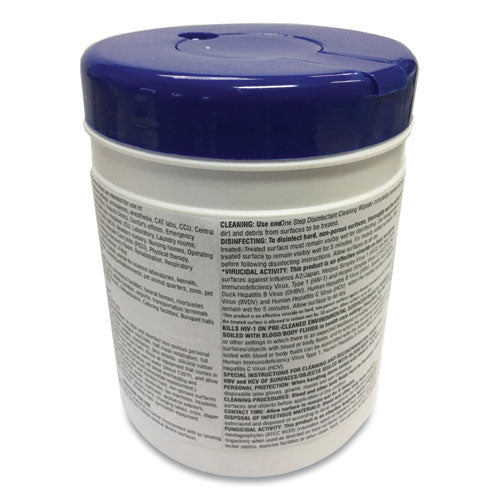 Chemcor Chemical One Step Disinfectant Cleaning Wipes, Orange Scent, 8 X 6, White, 130-canister, 12 Canisters-carton freeshipping - TVN Wholesale