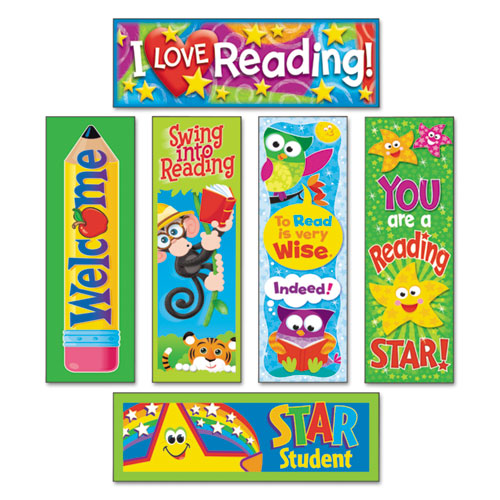 TREND® Bookmark Combo Packs, Celebrate Reading Variety #1, 2 X 6, 216-pack freeshipping - TVN Wholesale