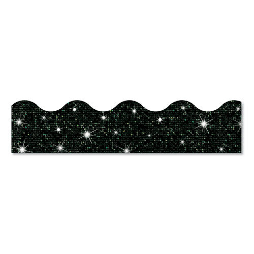 TREND® Terrific Trimmers Sparkle Border, 2.75" X 32 Ft, Black freeshipping - TVN Wholesale