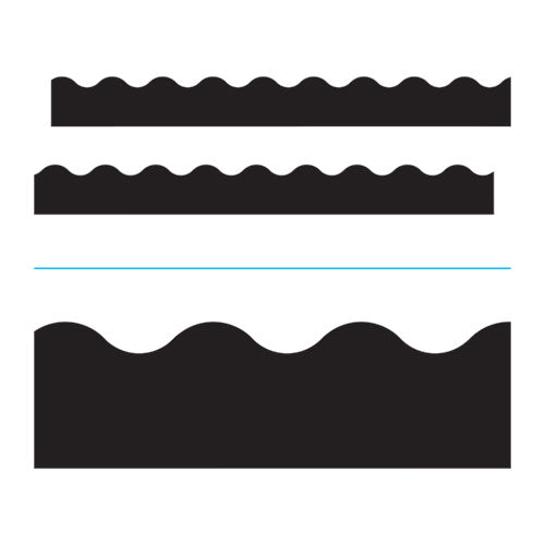 TREND® Terrific Trimmers Solid Colors Board Trim, 2.25" X 39 Ft, Black freeshipping - TVN Wholesale