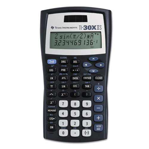 Texas Instruments Ti-30x Iis Scientific Calculator, 10-digit Lcd, Black freeshipping - TVN Wholesale