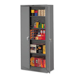 Tennsco 78" High Deluxe Steel Storage Cabinet, 36w X 24d X 78h, Sand freeshipping - TVN Wholesale