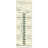 TOPS™ Time Clock Cards, Replacement For 3200, One Side, 3.5 X 10.5, 500-box freeshipping - TVN Wholesale