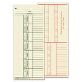 TOPS™ Time Clock Cards, Replacement For K14-15, Two Sides, 3.38 X 8.25, 500-box freeshipping - TVN Wholesale