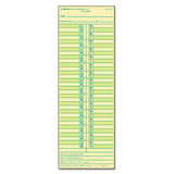 TOPS™ Time Clock Cards, Replacement For 10-100382-1950-9631, Two Sides, 3.5 X 10.5, 500-box freeshipping - TVN Wholesale
