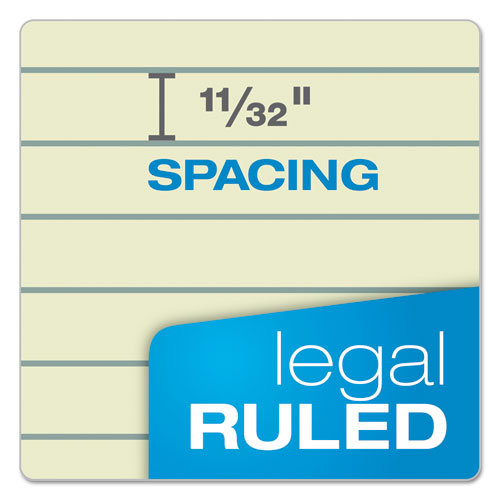 Ampad® Pastel Writing Pads, Wide-legal Rule, Blue Headband, 50 Green-tint 8.5 X 11.75 Sheets, Dozen freeshipping - TVN Wholesale