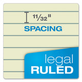 Ampad® Pastel Writing Pads, Wide-legal Rule, Blue Headband, 50 Green-tint 8.5 X 11.75 Sheets, Dozen freeshipping - TVN Wholesale