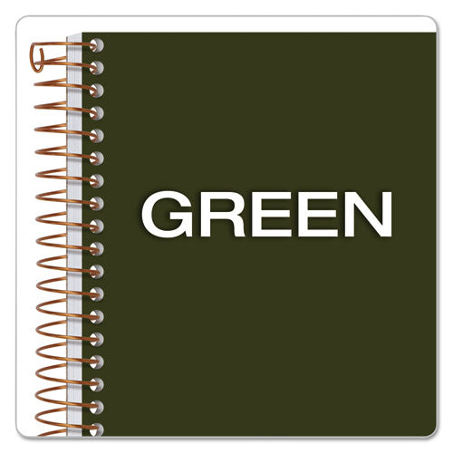 Ampad® Gold Fibre Personal Notebooks, 1 Subject, Medium-college Rule, Classic Green Cover, 7 X 5, 100 Sheets freeshipping - TVN Wholesale