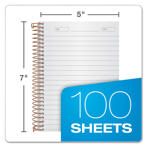 Ampad® Gold Fibre Personal Notebooks, 1 Subject, Medium-college Rule, Designer Gray Cover, 7 X 5, 100 Sheets freeshipping - TVN Wholesale