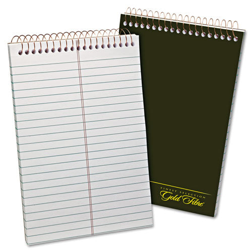 Ampad® Gold Fibre Steno Pads, Gregg Rule, Designer Diamond Pattern Gray-gold Cover, 100 White 6 X 9 Sheets freeshipping - TVN Wholesale