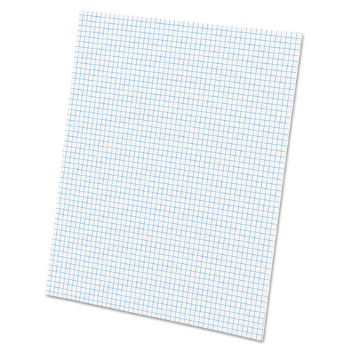 Ampad® Quadrille Pads, Quadrille Rule (4 Sq-in), 50 White (heavyweight 20 Lb) 8.5 X 11 Sheets freeshipping - TVN Wholesale
