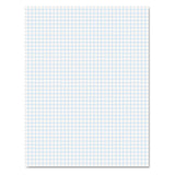 Ampad® Quadrille Pads, Quadrille Rule (4 Sq-in), 50 White (heavyweight 20 Lb) 8.5 X 11 Sheets freeshipping - TVN Wholesale