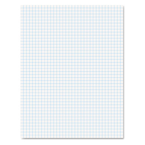 Ampad® Quadrille Pads, Quadrille Rule (5 Sq-in), 50 White (heavyweight 20 Lb) 8.5 X 11 Sheets freeshipping - TVN Wholesale